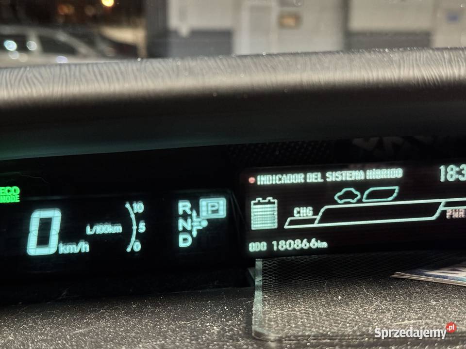 syndyk sprzeda Toyotę Prius 18 P EE LPG kujawsko-pomorskie Bydgoszcz