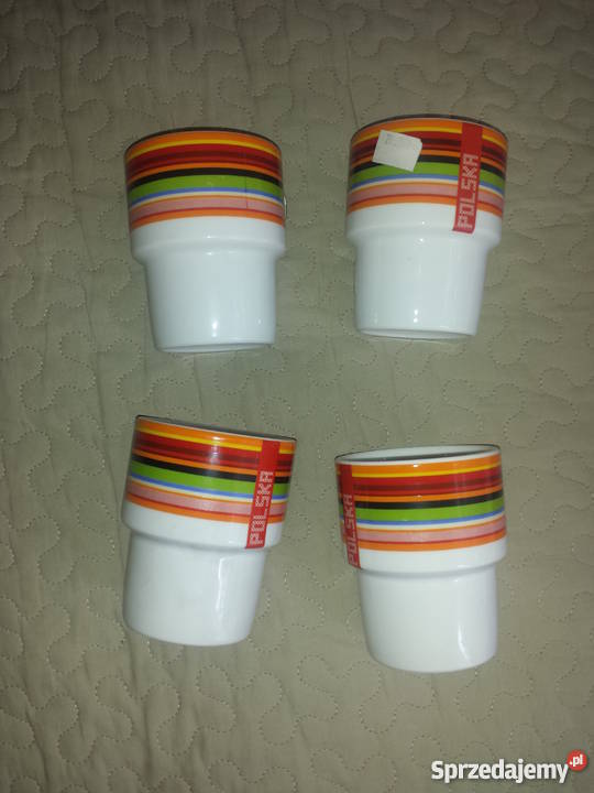 Nowe kubki szklanki folkowe Polska
