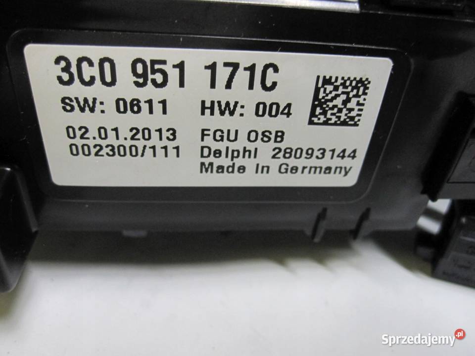 PASSAT B7 16 TDI 13r Lampka podsufitki