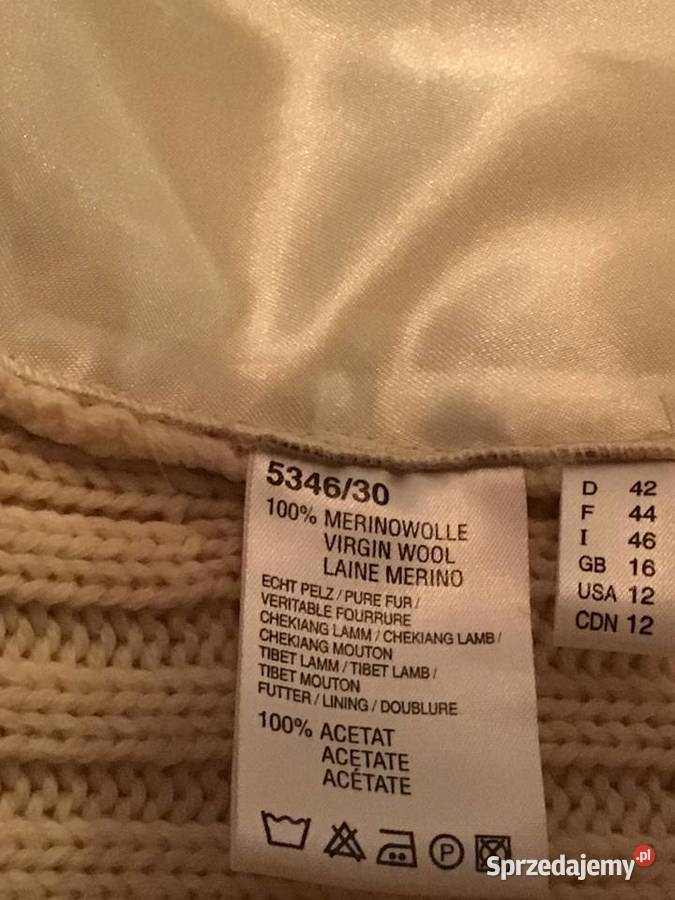 Śliczną oryginalną ciepła kurteczkę z wełny Gdańsk