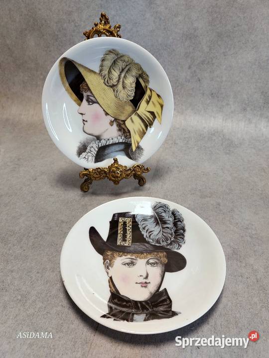 Porcelaine De Paris Zestaw talerzy Kapelusze zachodniopomorskie Dobrzany