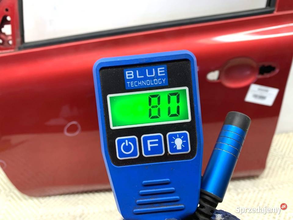 DRZWI LEWY PRZÓD NISSAN MICRA K13 Hatchback RED