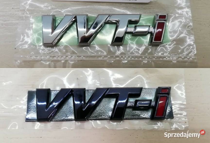 NOWY znazek VVTi emblemat logo klejane srebrny Zamość