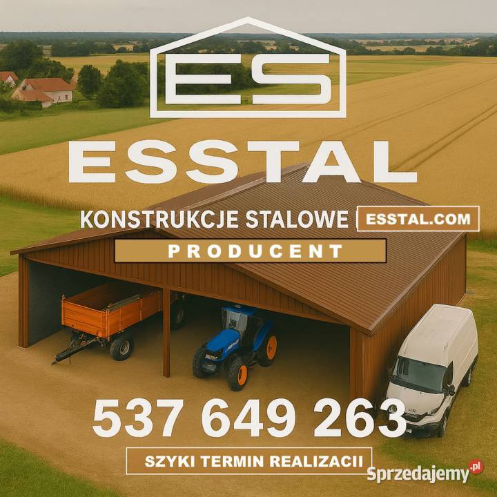 WIATA OTWARTA Wiata Hala Garaż Blaszany Magazyn Szamotuły sprzedam