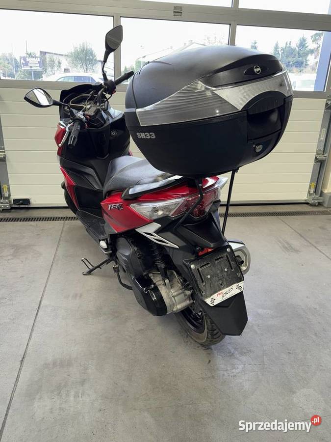Jet 125 11 2018r Kufer Kask Zadbany pas napędowy