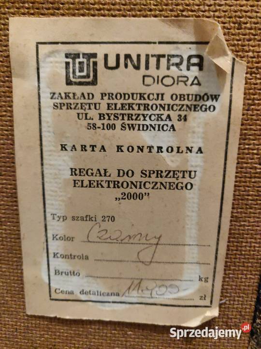 Zestaw Unitra Kleopatra Emanuel plus kolumny i