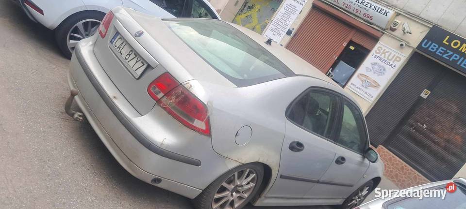 Saab 93 18 sedan 2005r moc 122 nie na części Łódź