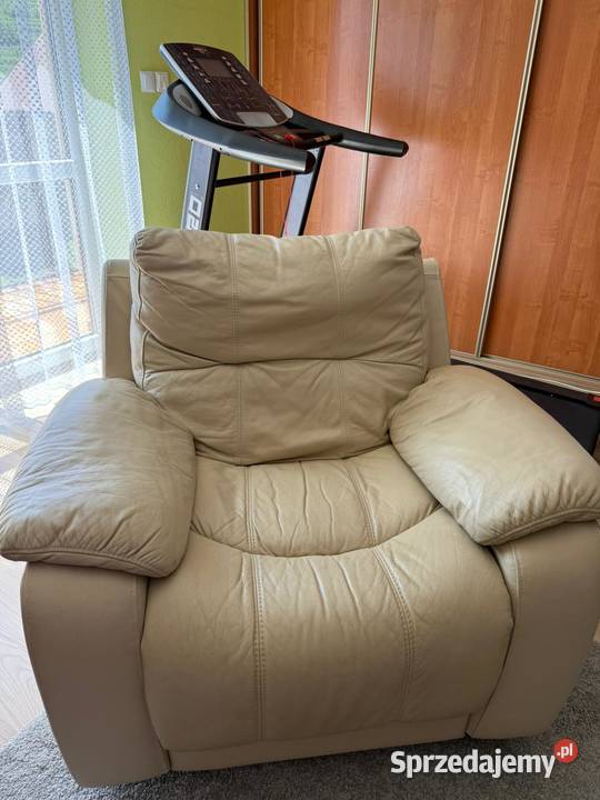 Fotel skórzany obrotowy