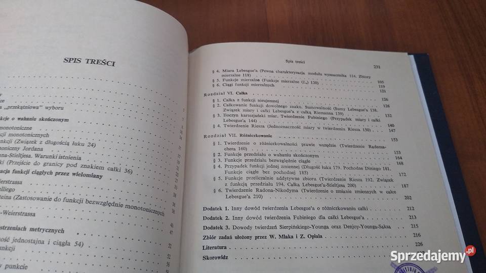 Wstęp do teorii funkcji rzeczywistych BM 46 Gdańsk