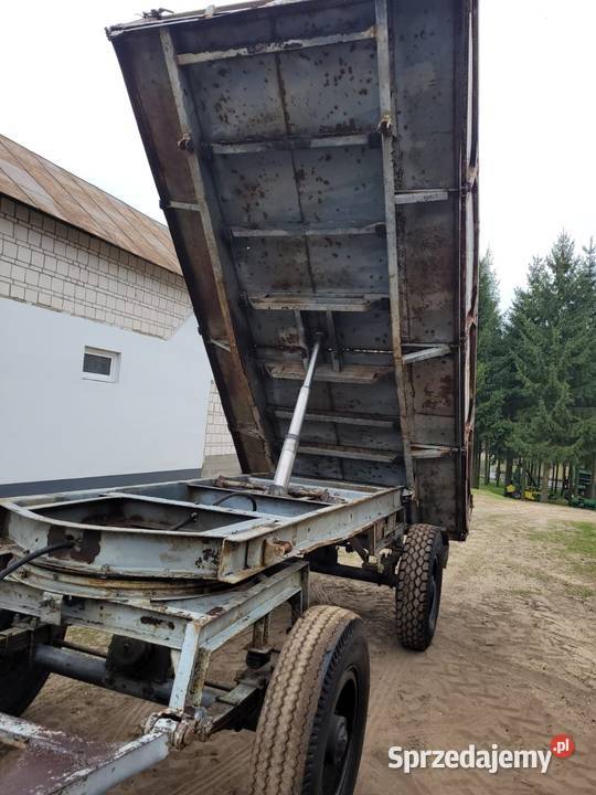 Przyczepa wywrotka D 55d 47D 732 transport sprzedam