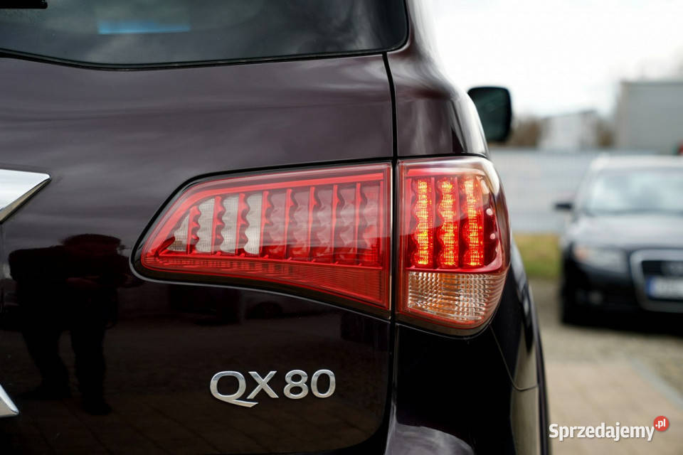 Infiniti QX80 8OSOBOWY skora nawi bosse światła do jazdy dziennej Otmuchów