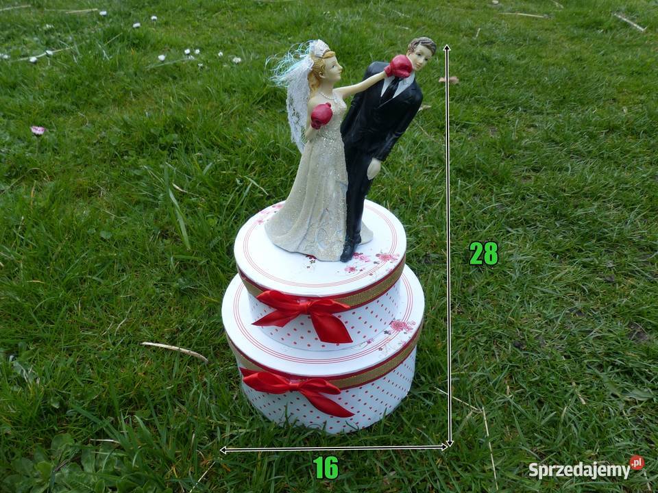 Figurka weselna na stół Ozdoba Ślubna małopolskie Zbylitowska Góra