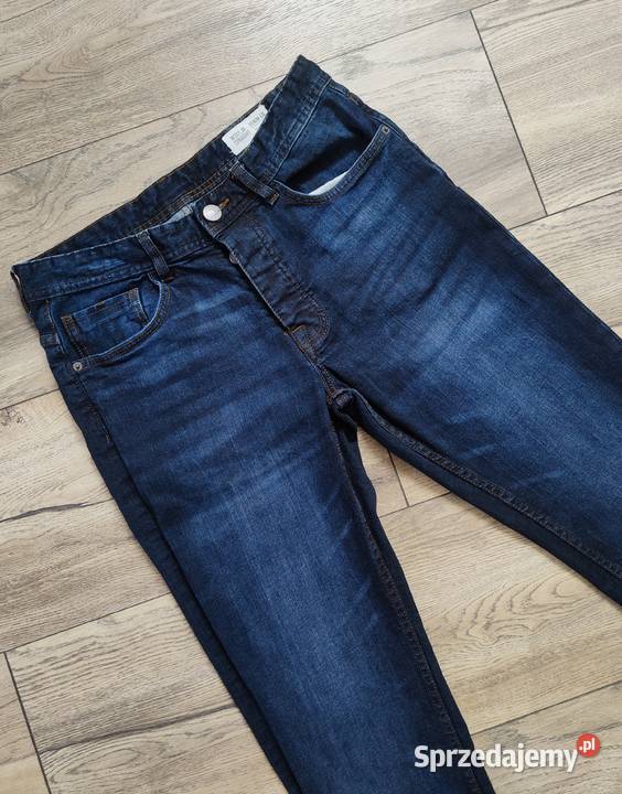 Męski Spodnie dzinsowe jeansowe W32L30 Denic Co