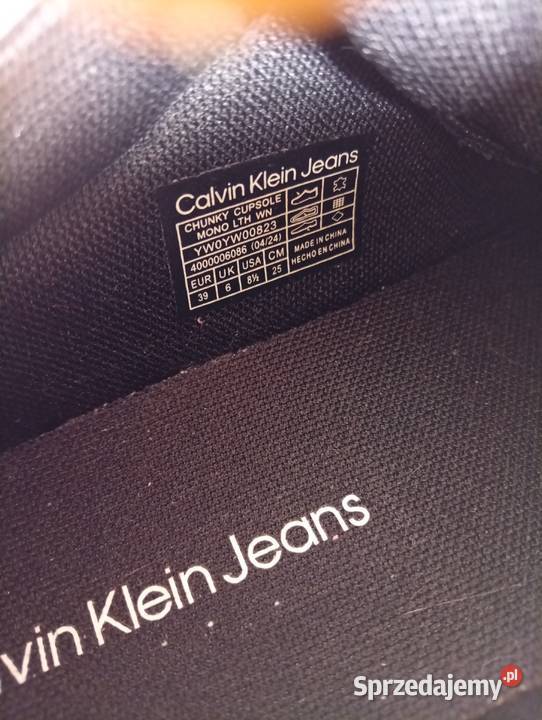 Buty skórzane Calvin Klein Jeans 39 25.5cm Warszawa sprzedam