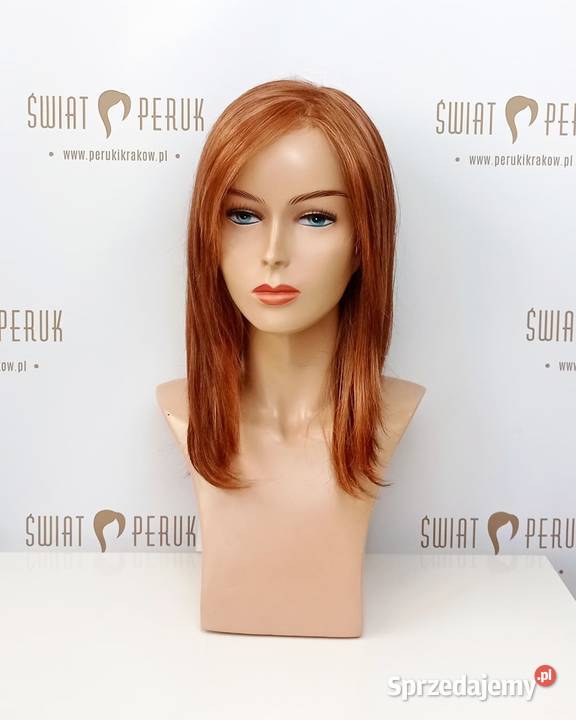 Ruda peruka z włosów syntetycznych Staszów
