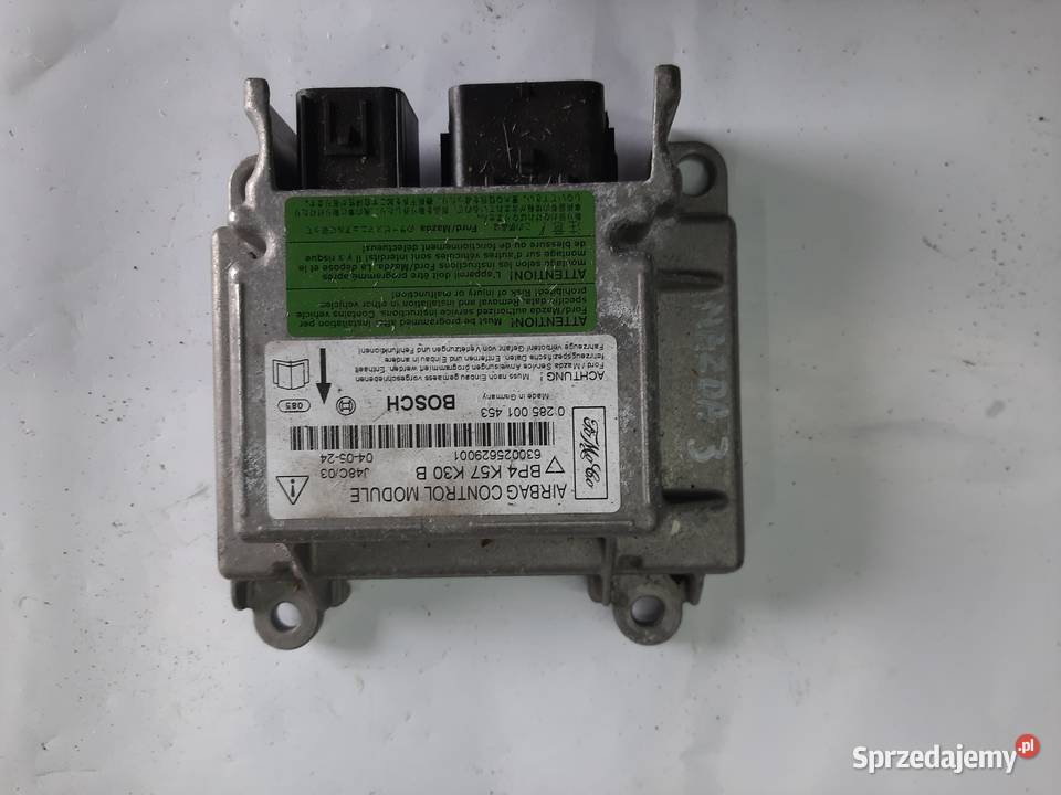 Mazda 3 Sensor sterownik moduł poduszek Air Bag łódzkie Ksawerów