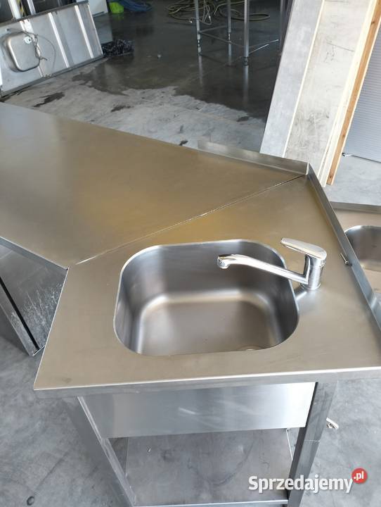 Komplet zestaw mebli gastronomicznych zlew stół