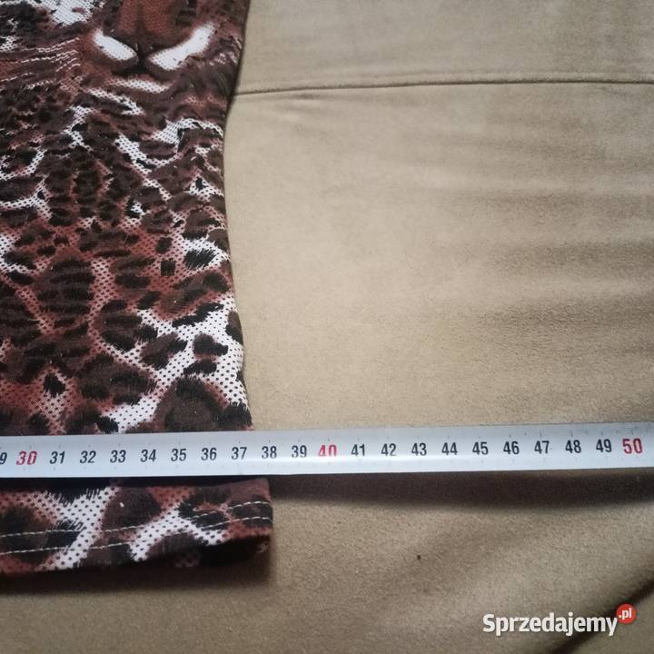 Top damski bokserka LXL Panterka Tygrys Animal brązowy/beżowy Weronikopole
