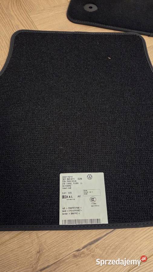 Welurowe dywaniki vw passat b8 podkarpackie
