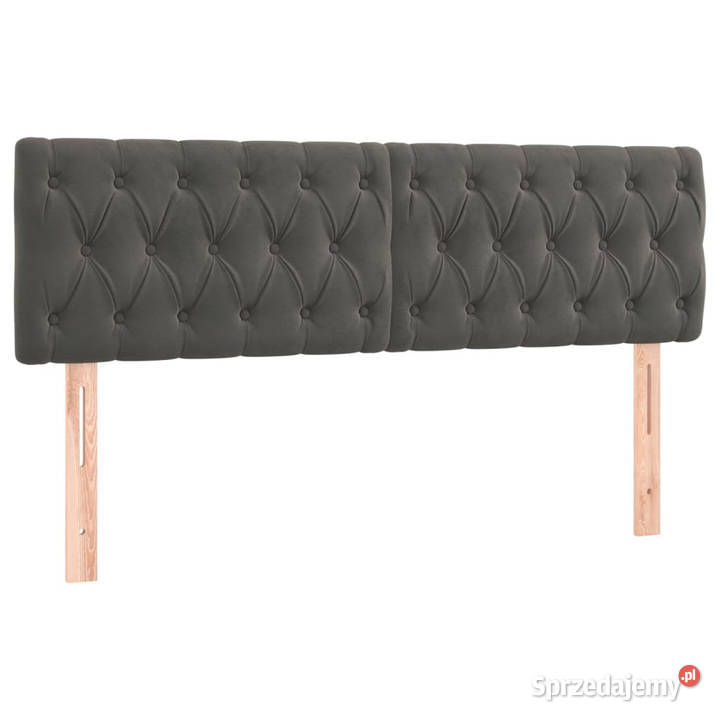 Zagłówek do łóżka z LED ciemnoszary 144x7x7888 Warszawa sprzedam