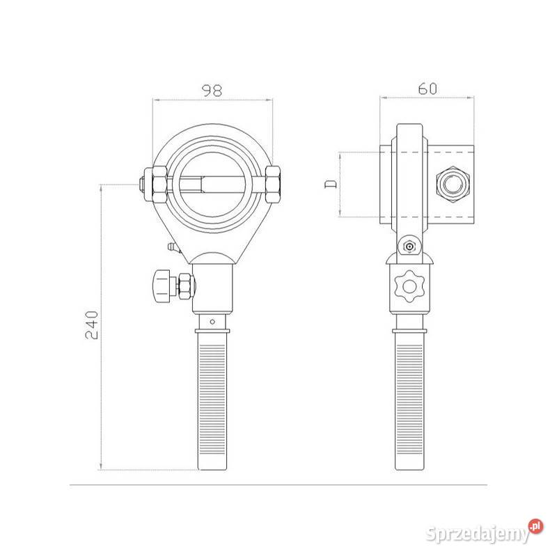 Klucz do łączników centralnych 51mm 88097 Kamionna
