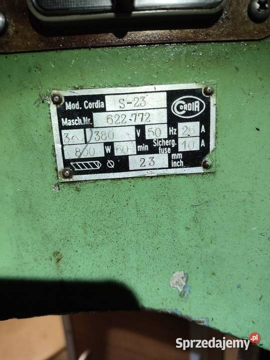 Frezarka wiertarka do metalu Cordia Lębork