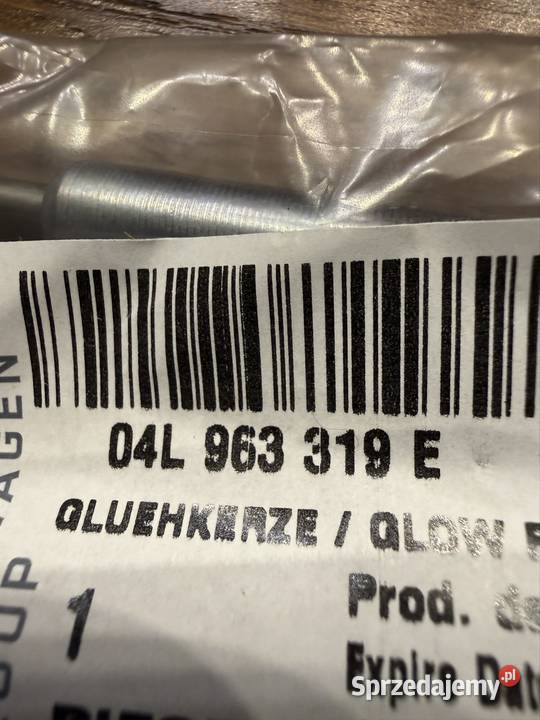 Świece żarowe 04l963319e 7 Stargard