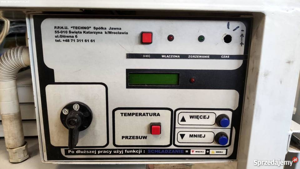 Zgrzewarka kątowa kombi TECHNO ZK tunel grzewczy dolnośląskie