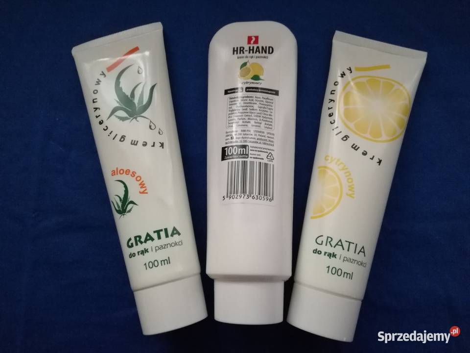 Gratia krem do rąk aloesowy cytrynowy 100ml Łódź