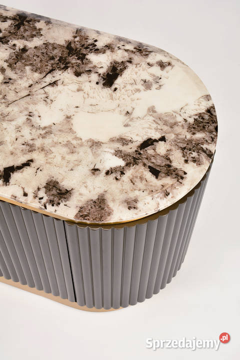 Komoda RTV złota Nutris Glamour Premium Golkowice