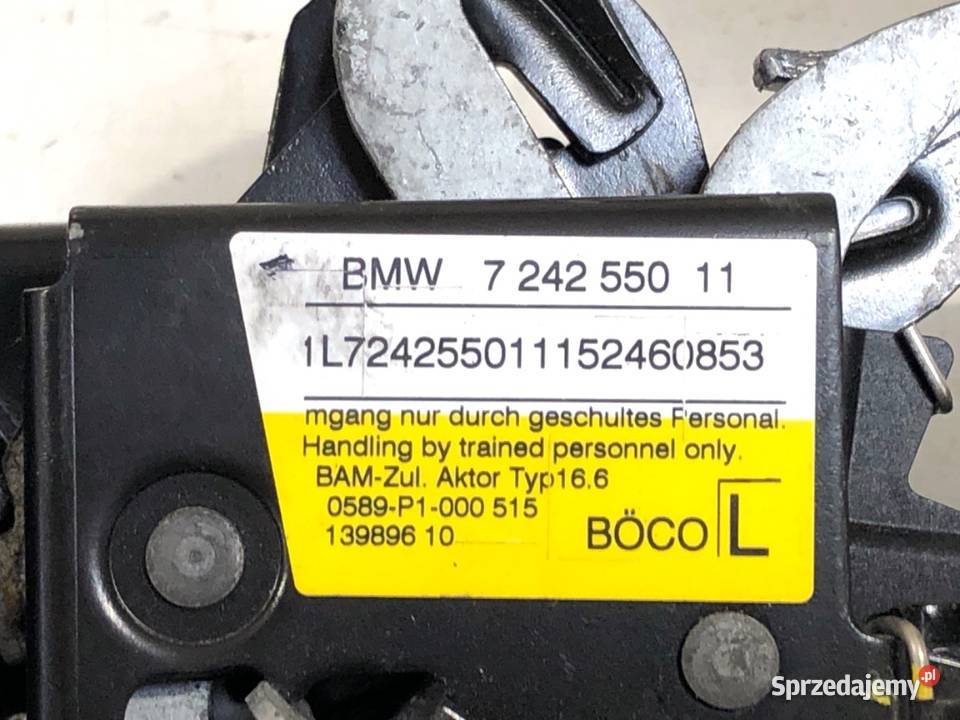 ZAMEK MASKI LEWY BMW F45 Minivan 7242550 Części samochodowe