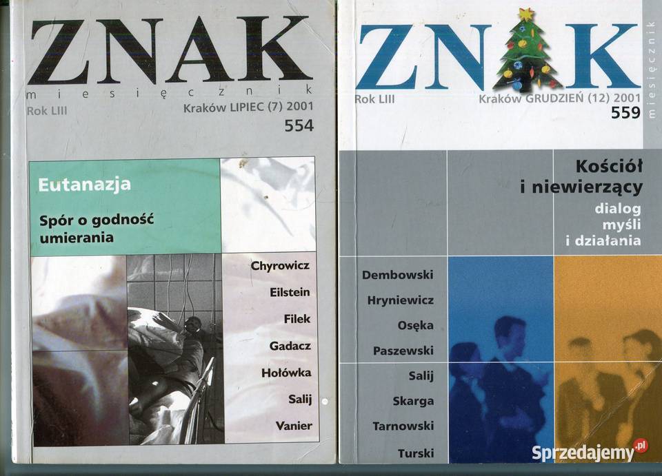 Znak miesięcznik 2001 554 2001 559 Szczecin