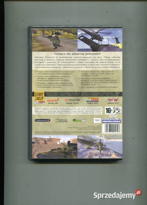Operation Flashpoint Platynowa Edycja 2 płyty CD strzelaniny Szczecin