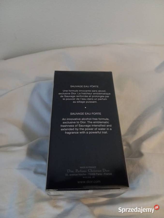 Dior Sauvage eau forte 100 ml Dior Oborniki Śląskie