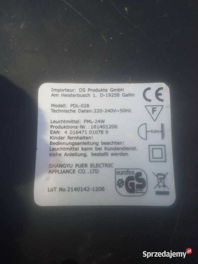 Lampa biurkowa oryginalna Warszawa