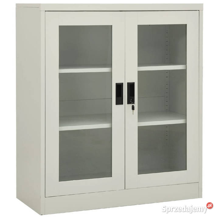 Szafka na dokumenty jasnoszara 90x40x105 stalowa mazowieckie Warszawa