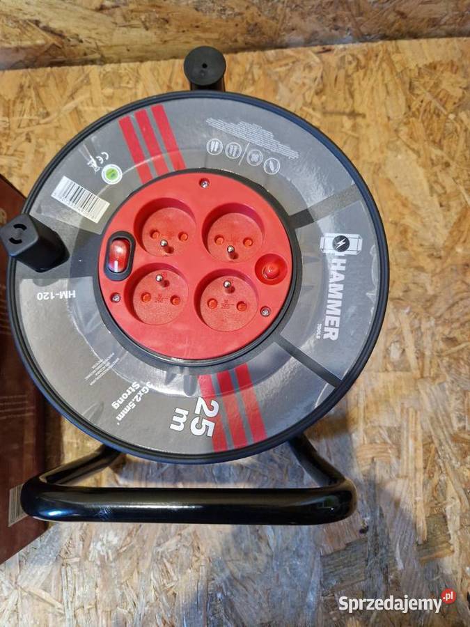 PRZEDŁUŻACZ BUDOWLANY Hammer HM 120 ogrodowy 25M Głogowa sprzedam