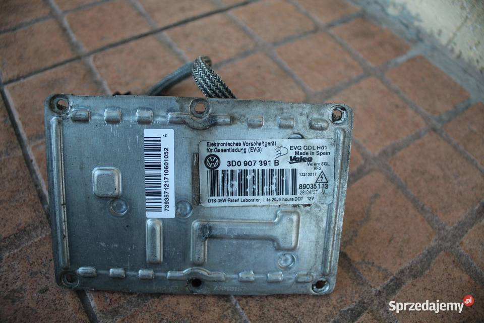 PRZETWORNICA XENON D1S VW PASSAT B6 3D0907391B wielkopolskie