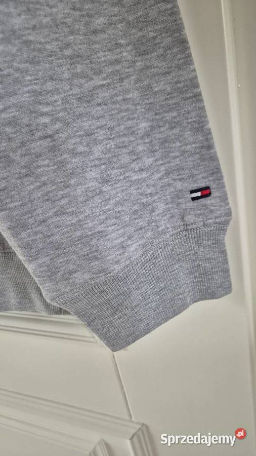 Szara bluza z kapturem Tommy Hilfiger Rozmiar L Łososina Dolna