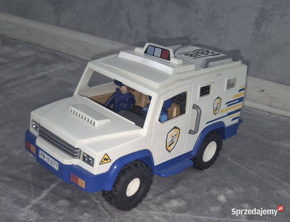 Figurki zestaw kolekcja Playmobil transporter Łódź sprzedam