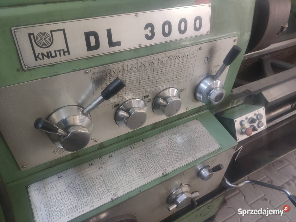 Tokarka do metalu Knuth Dl 3000 3 metry 25 m 2 Maków Podhalański sprzedam
