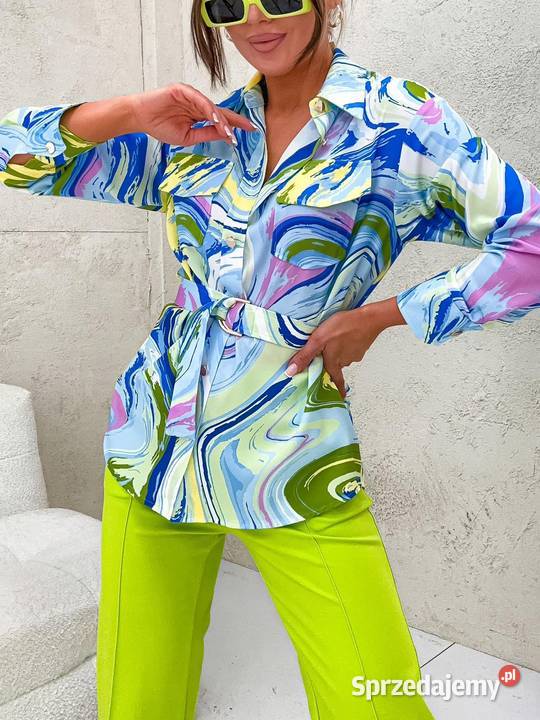 Modne spodnie szerokie wygoda i elegancja w Spodnie Wieluń sprzedam