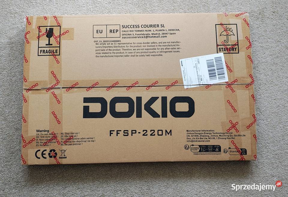 Składany panel solarny Dokio 110W Pozostałe Warszawa sprzedam