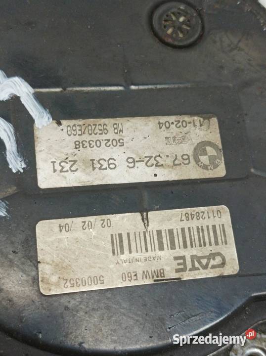 WENTYLATOR CHŁODNICY 44 B 6931231 Bmw Seria 6 II