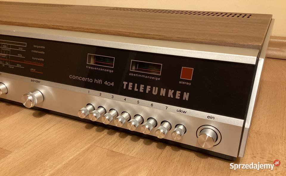 Amplituner Wzmacniacz TELEFUNKEN Concerto 404 Gdynia