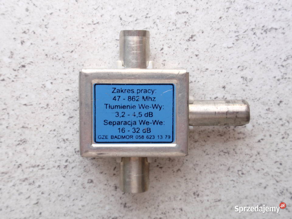 Splitter rozgałęźniki radiowo telewizyjne Zestaw Pozostałe łódzkie Łódź