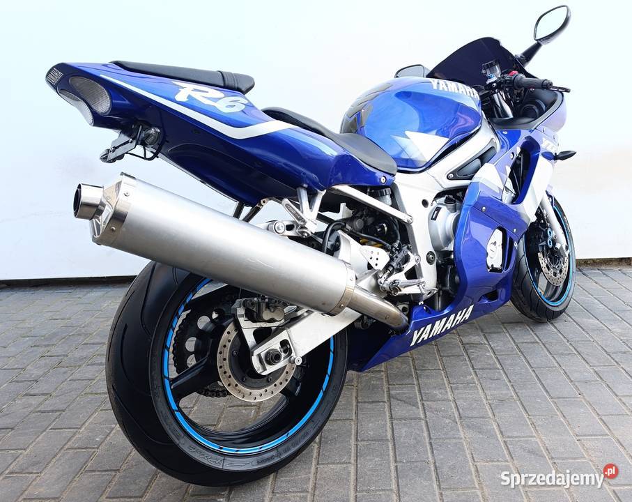 Yamaha R6 YZFR6 ładna ORYGINALNY STAN 2000 sportowy sprzedam
