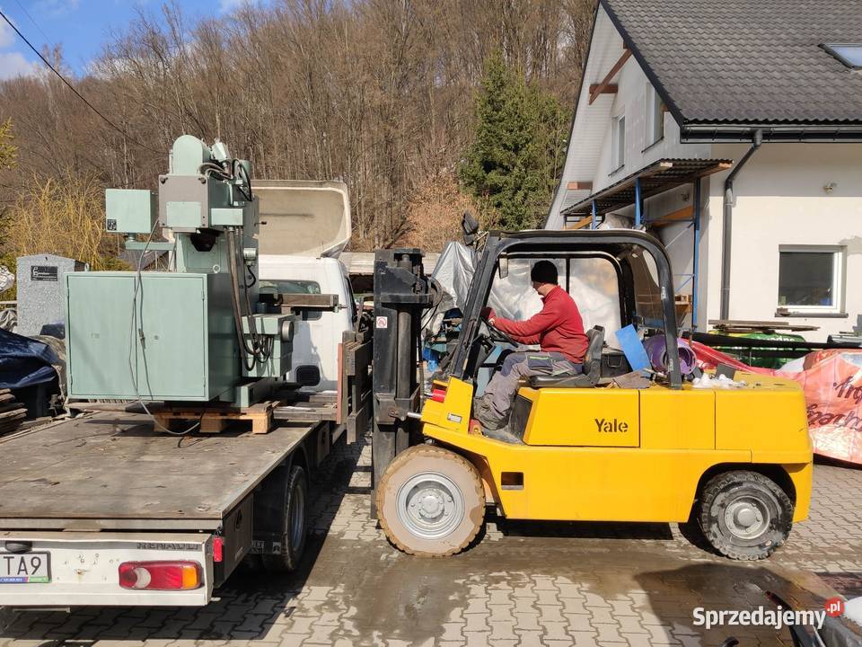 Wózek widłowy 42 tony gaz Yale Toyota Clark Maków Podhalański