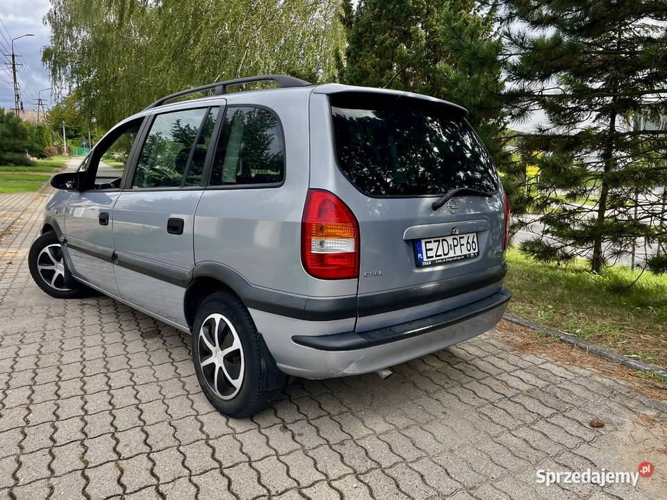 ŚlicznyZadbanyOpelZafira2000r18Gaz7OsobowyMożZami 1800cm3 łódzkie Zduńska Wola