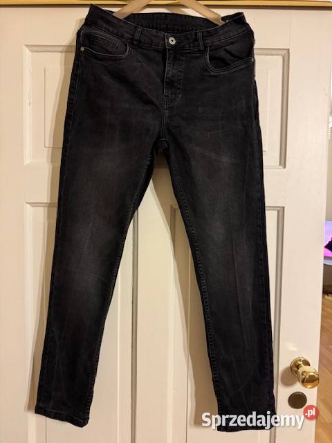 Jeansy męskie SM czarne Carry bawełna ze Częstochowa